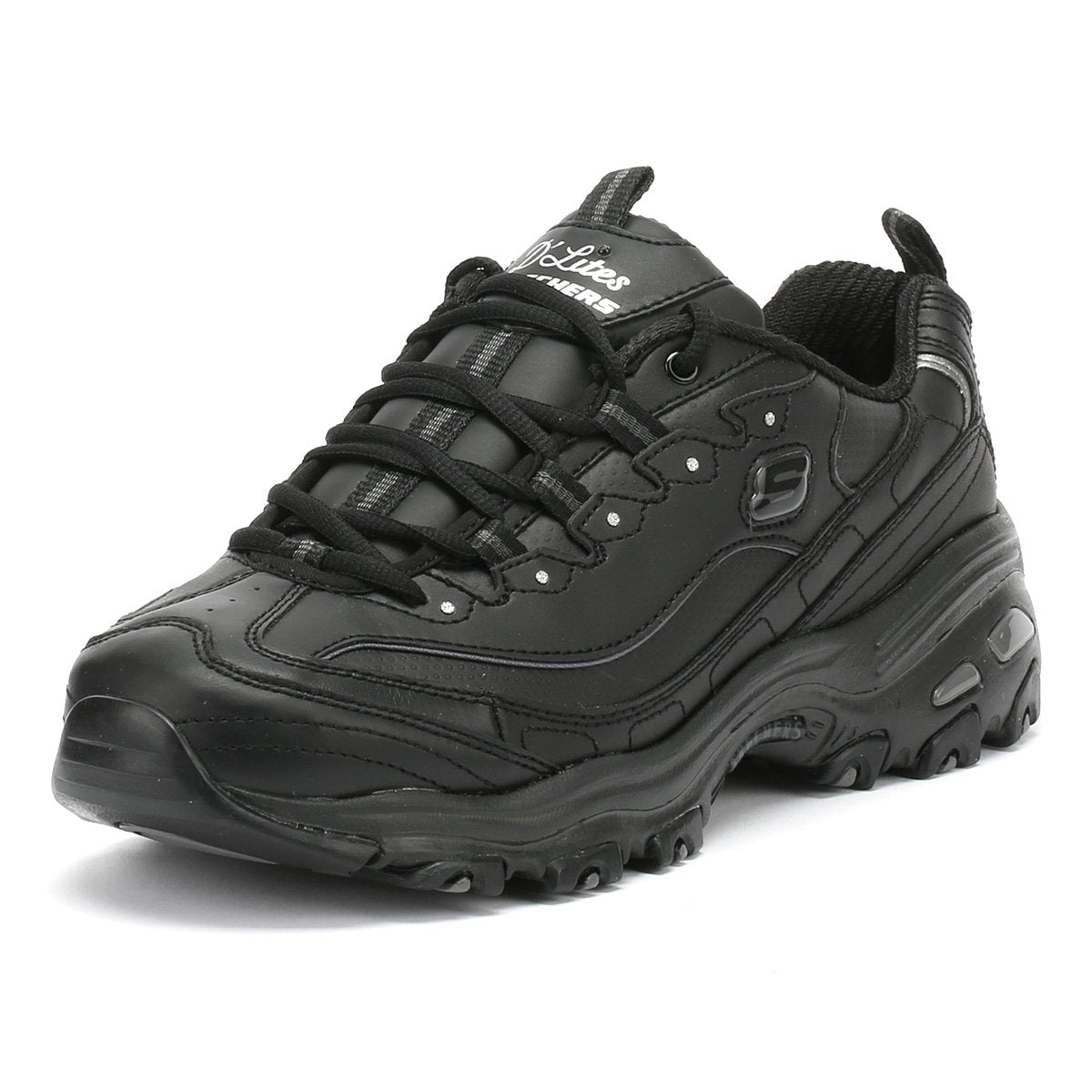 Skechers Energy Downforce Tenis para Hombre - 27.0 cm - Negro Plata