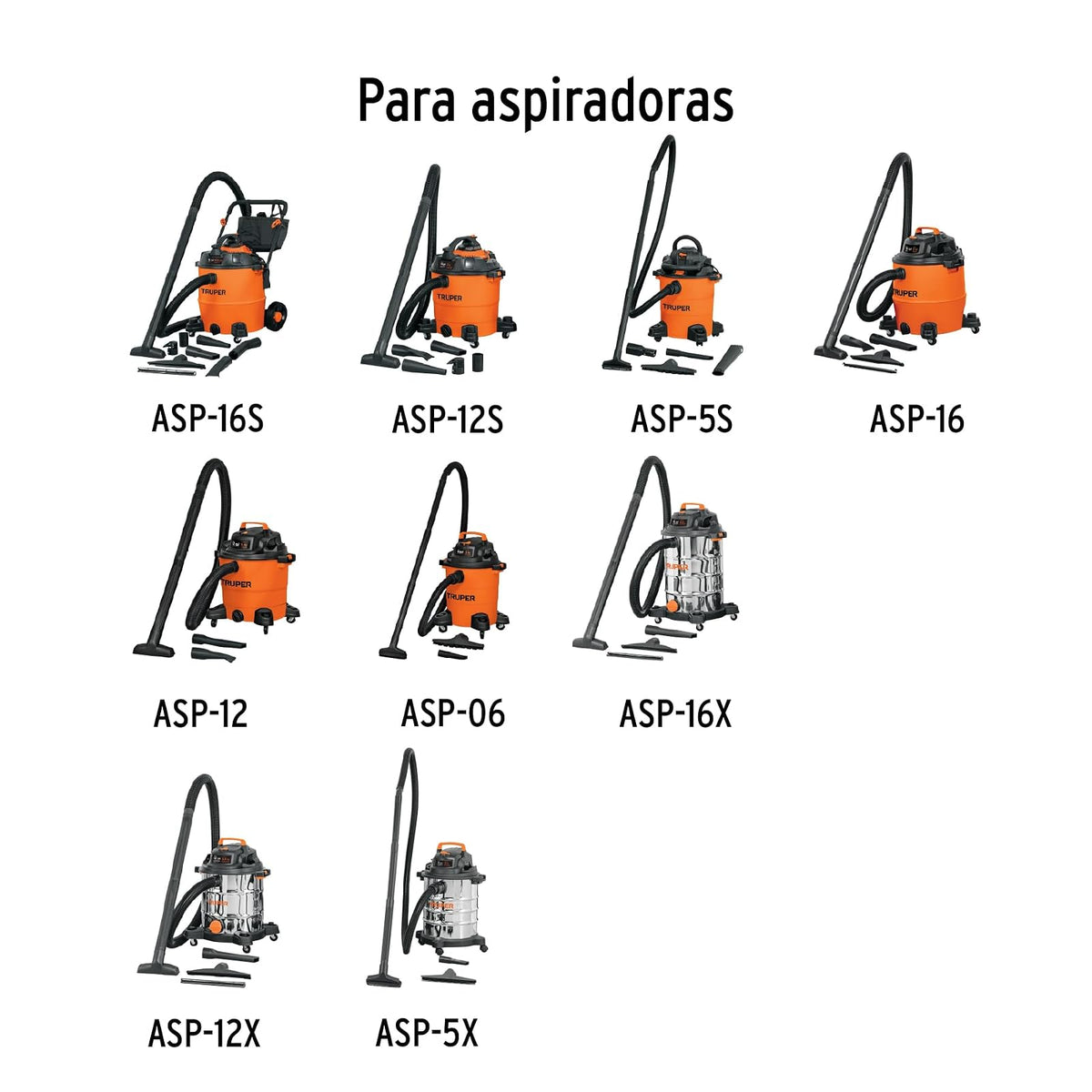 Truper FILF-ASPI-12-16, Filtro cartucho polvo fino para ASPI-12