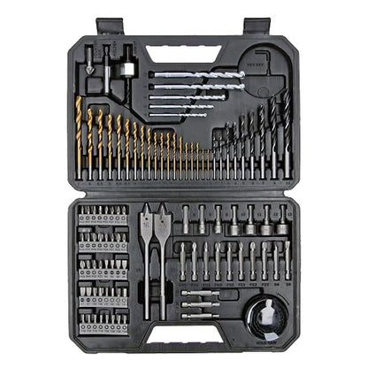 Bosch Set de Puntas y Brocas 103 unidades – Kit completo de taladro/atornillador para metal, madera y mampostería – Maletín de almacenamiento