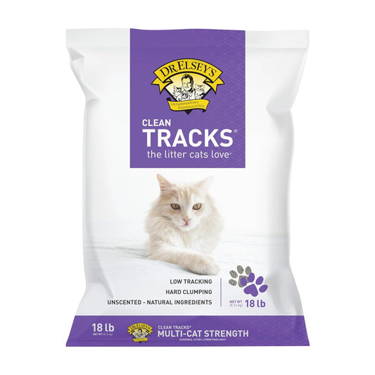 Dr. Elsey's Arena para Gatos de Alta Calidad, Pistas limpias, bajo Polvo, bajo Seguimiento, aglutinamiento Duro, Control de olores Superior, Ingredientes Naturales y sin Perfume