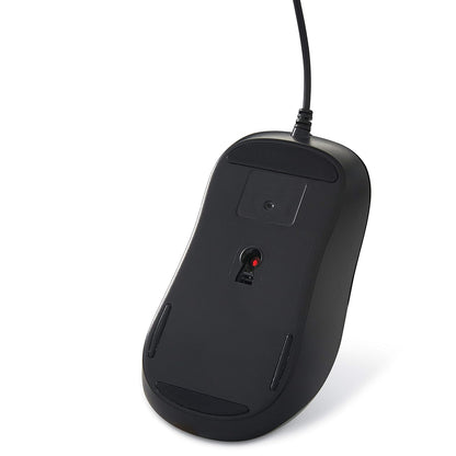 Verbatim Mouse óptico silencioso con Cable - Negro
