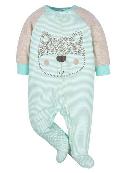 Gerber baby-boys 4 Pack Sleep 'N Play Footie