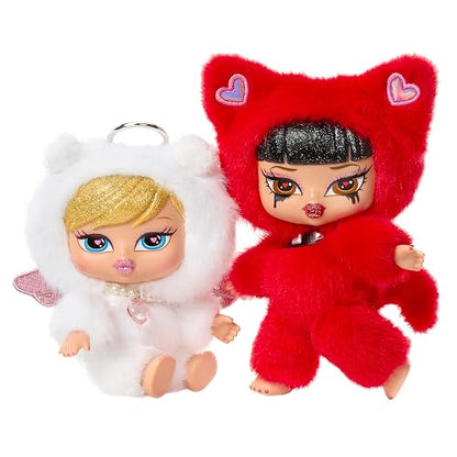Bratz, Bratziez Sweetheartz Seriez Plush, Juguete Coleccionable, Peluche Sorpresa, Caja Misteriosa con Muñeca de Moda