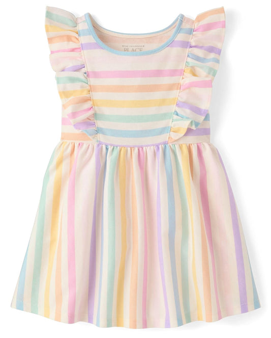 The Children's Place - Vestidos Casuales sin Mangas para bebés y niños pequeños