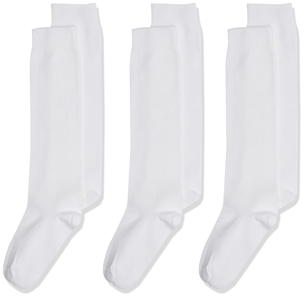 Jefferies Socks Girls 2-6X School Uniform Knee High 3 Pair Pack