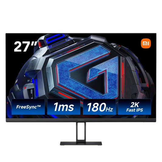 XIAOMI 2K Gaming Monitor G27Qi 27 Pulgadas Panel IPS | QHD (2560*1440), 180Hz, 1ms GTG, AMD Freesync, Amplia Gama de Colores, Certificación Low Blue Light