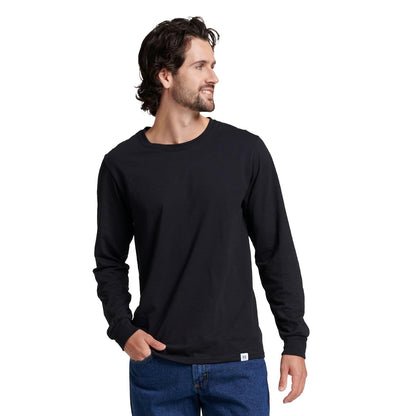 Russell Athletic Playera de Manga Larga de Alto Rendimiento para Hombre - Negro - - 3XL