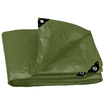 Truper Expert LT-56X, Lona uso rudo, verde olivo, 5 X 6 m, Paquete con 1 pieza