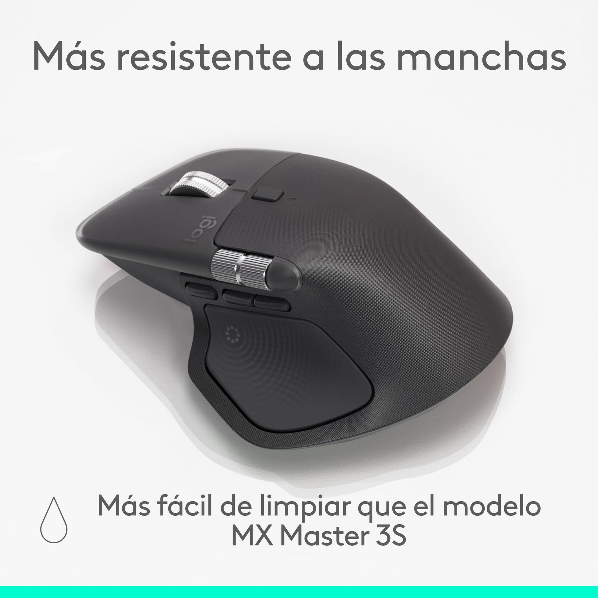 Logitech MX Master 4 Mouse Inalámbrico de Alto Desempeño, Scrolling Ultra-rápido, 8K dpi, Seguimiento sobre Vidrio, Clics Silenciosos, USB-C, Bluetooth - Grafito