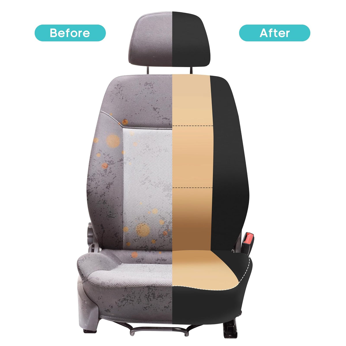 FH Group Juego Completo de Fundas para Asiento FB083BEIGE115, Beige