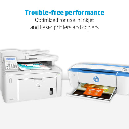 HP Paper, Premium Choice LaserJet, 32lb, 8.5 x 11, Carta, 100 luminoso, fabricado en EE. UU., Blanco