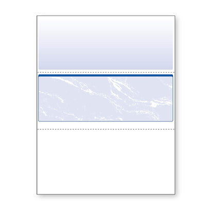 Comprobación de documentos multiusos, Cheque en el medio, Azul, 500 Sheets - Azul - 500 Sheets - Cheque en el medio