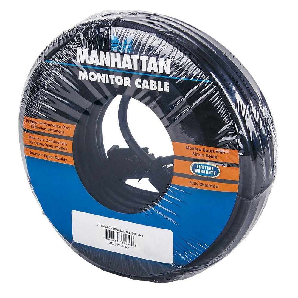 Manhattan Cable Monitor Svga 8Mm Hd15M-M 30.0M