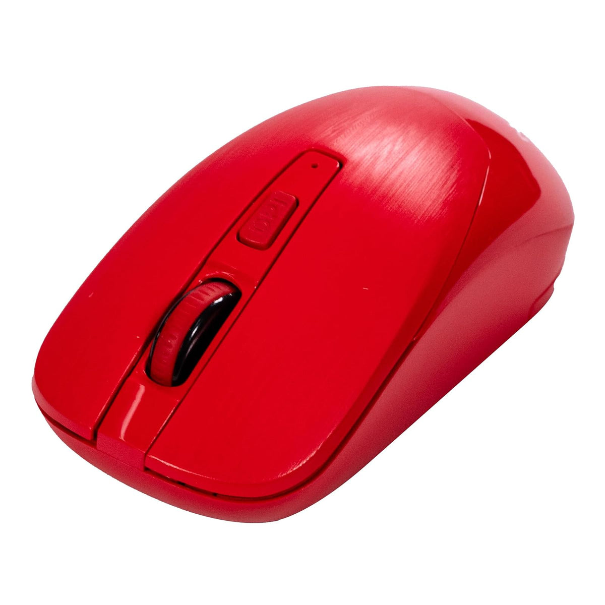 Naceb Technology Mouse Inalámbrico 2.4G NA-0137R - Diseño Clásico y Funcional, Control Preciso, Incluye 2 Pilas AA - Rojo