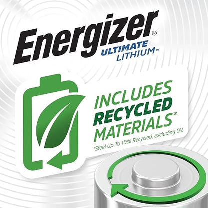 Energizer Ultimate Lithium AA 24 Unidades | Baterías de Litio, almacenamiento 20 años, a prueba de fugas, dispositivos críticos