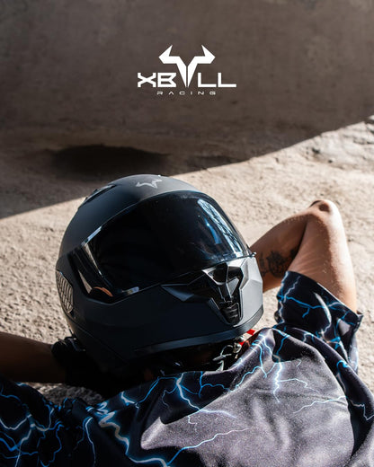 XBULL Casco PEGASSO Negro Mate M