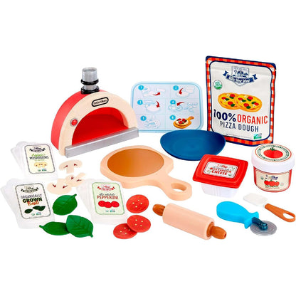 little tikes, Creative Chefs Kit Restaurante Italiano, Juguetes de Cocina, Incluye Arena Make-It! Mix, +3 Años