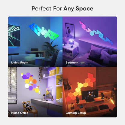 Nanoleaf Shapes - Kit de expansión de iluminación LED inteligente con 3 triángulos