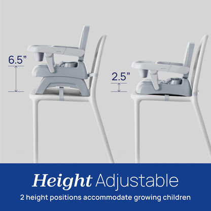 Chicco Bento Booster 3 en 1 Asiento elevador portátil para mesa, asiento de alimentación y silla de niño pequeño para bebés y niños pequeños, para niños de hasta 22 kg, ligero, plegable compacto