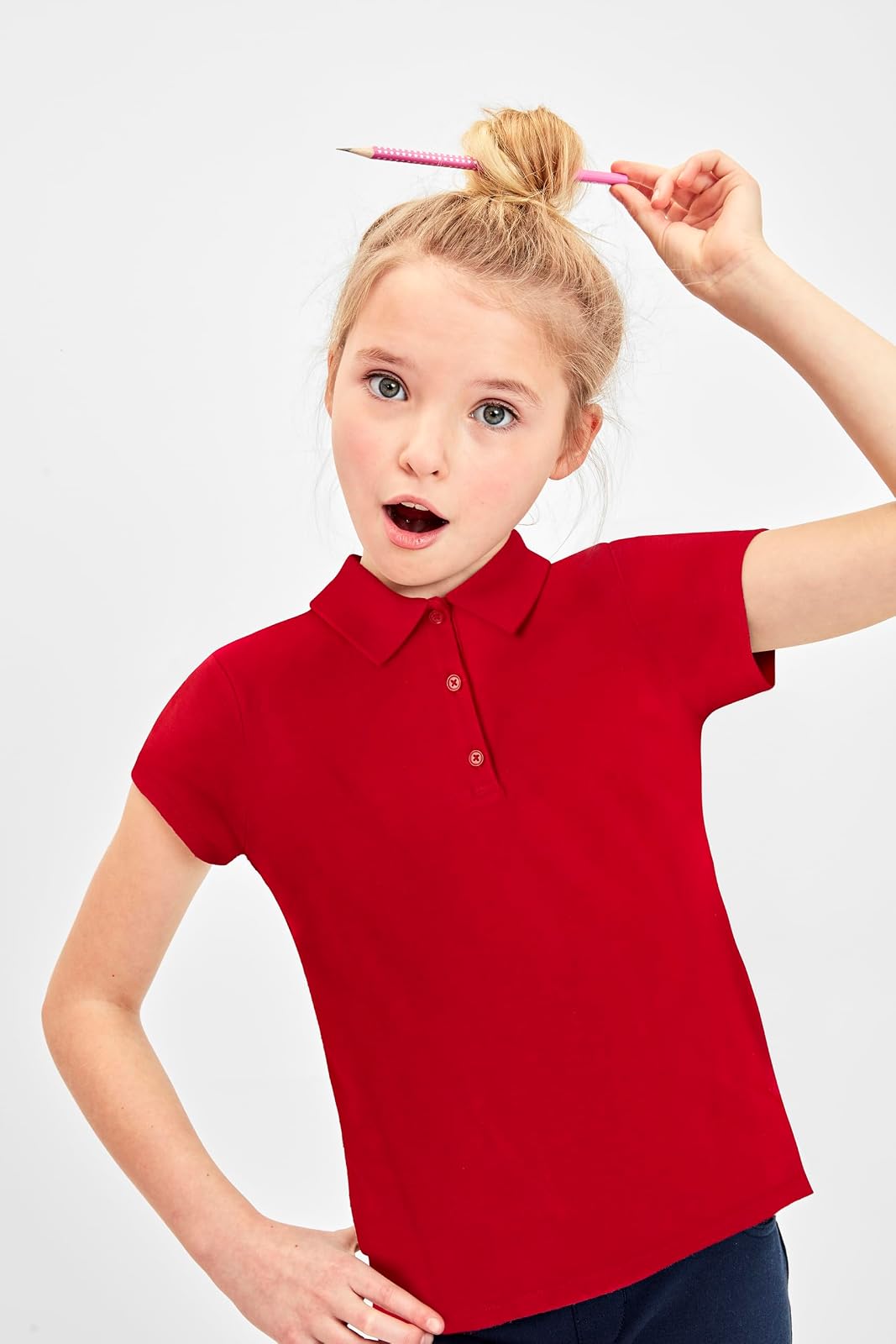The Children's Place Girls Uniform Pique Polo 5-Pack Camisa Niñas