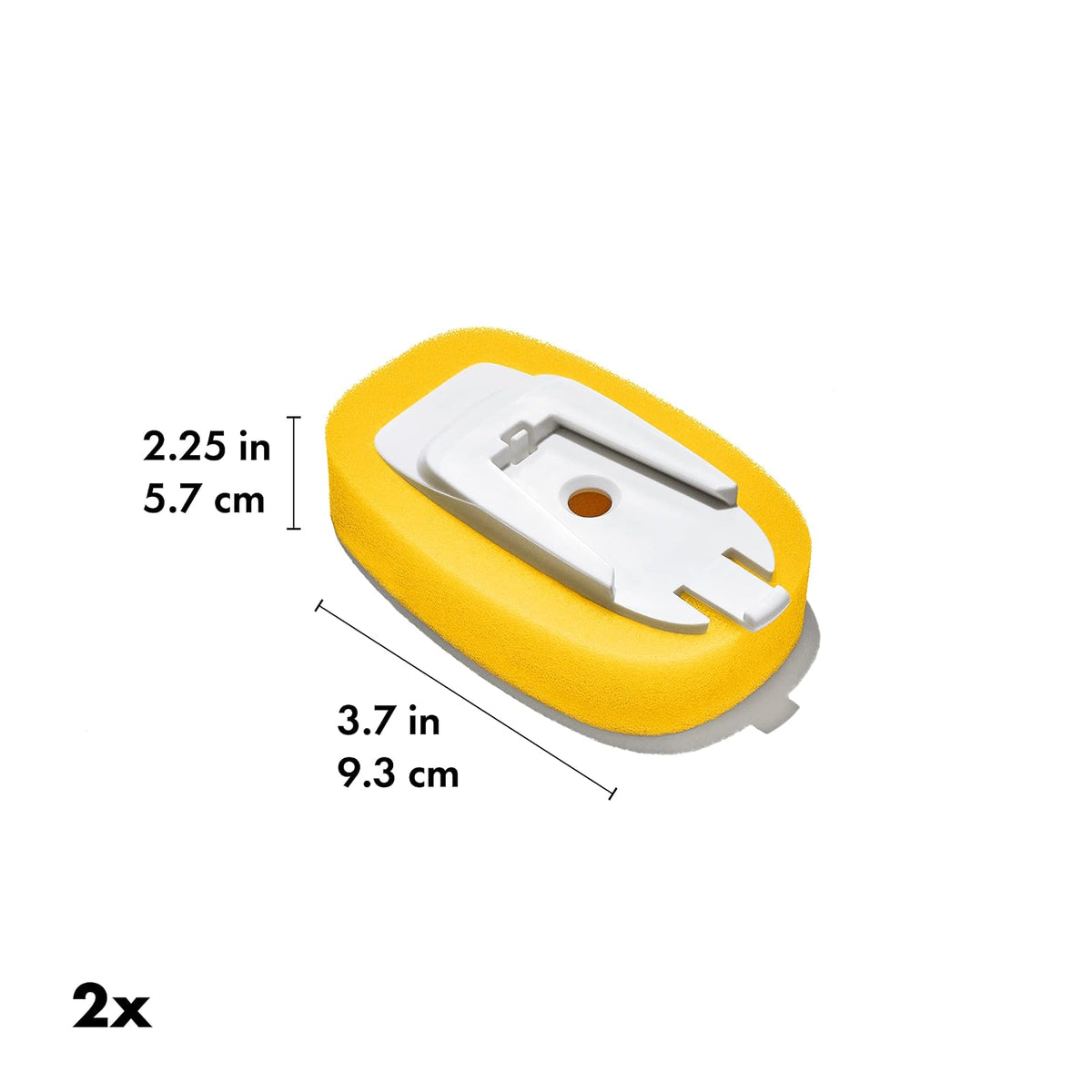 Oxo Good Grips - Recambios de Esponja para Platos dispensadores de jabón, Paquete de 2