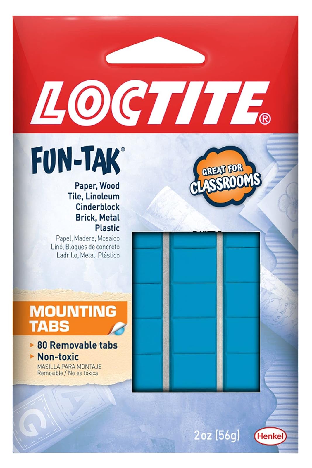 Loctite Masilla de montaje Fun-Tak de 2 onzas