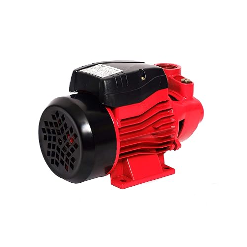 Igoto PKM-60 Bomba Periférica para Agua Duo 1/2 HP Alta Presión 370W Altura Maxima 60m Impulsor de Bronce Proteccion Termica Ideal para Tinaco e Hidroneumático Color Rojo