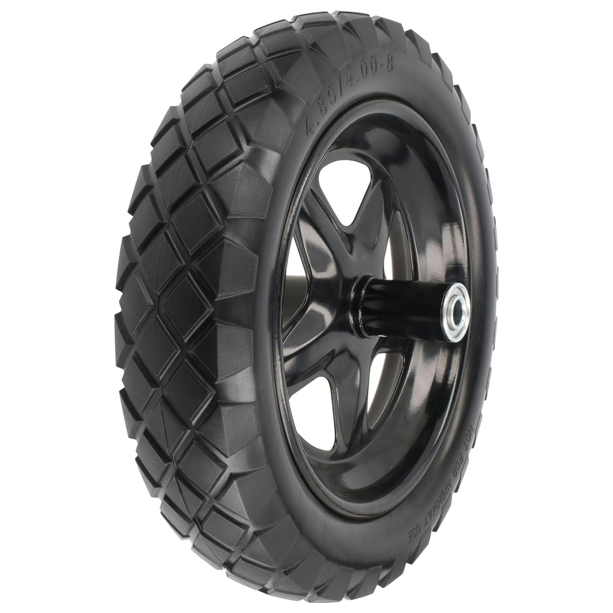 Surtek CATLX Llanta imponchable de poliuretano de 16" con rin para carretilla