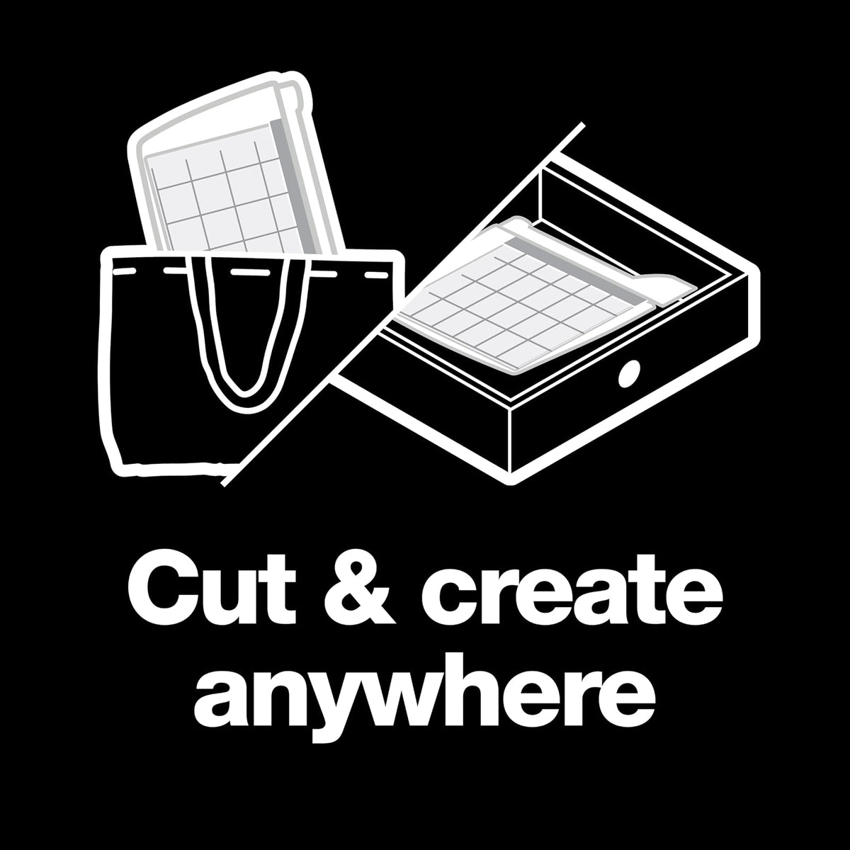 Fiskars SureCut - Cortador de papel portátil para carpetas de 3 anillos, longitud de corte de 9 pulgadas, papel de manualidades, cartulina y recortadora de fotos, herramienta para álbumes de recortes