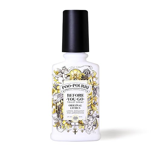 Poo-Pourri PP-004-CB Before-You-Go Toilet Spray, Original Citrus Scent, 4 oz Bottle