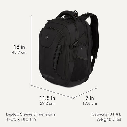 SWISSGEAR 5358 ScanSmart Laptop Backpack