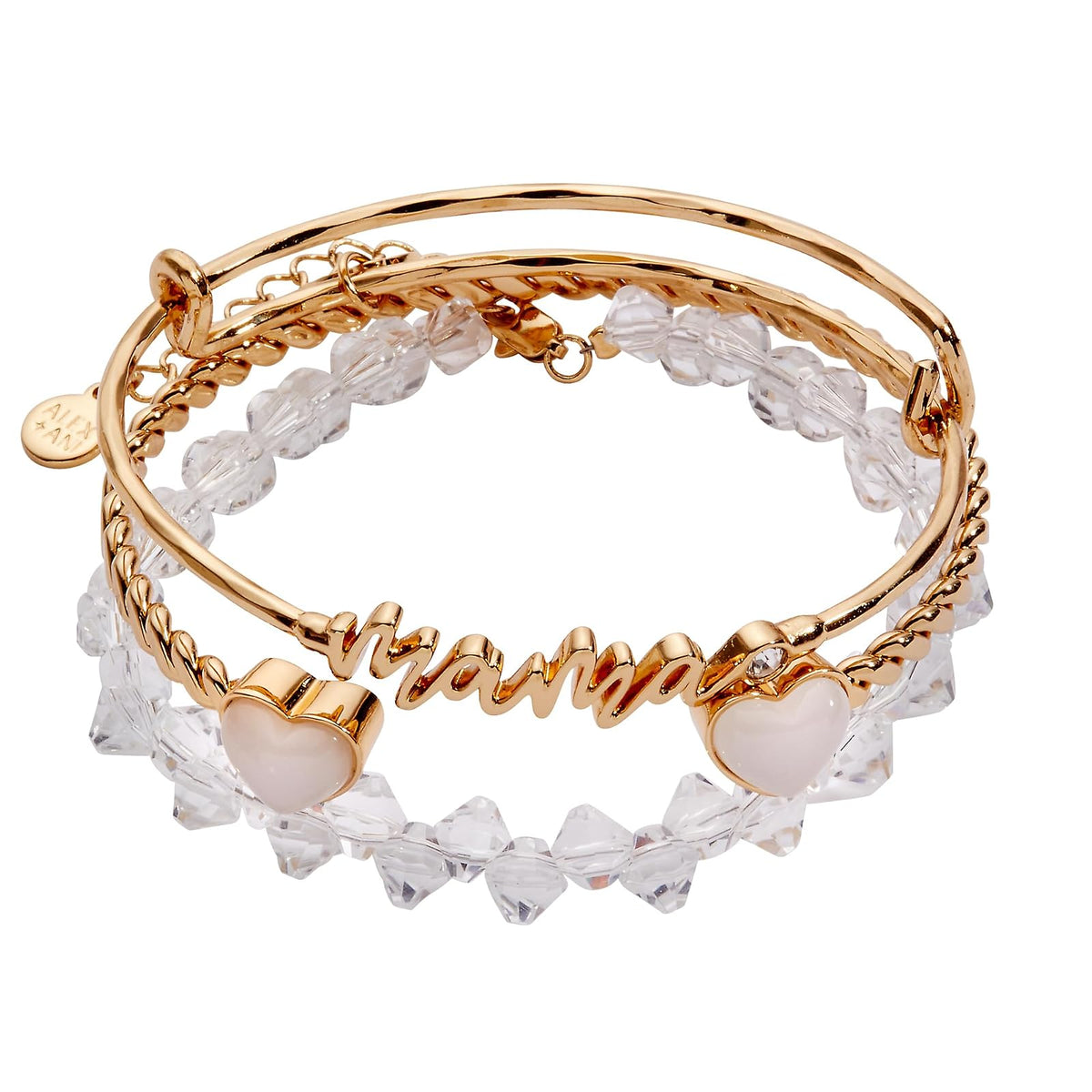 Alex and Ani Mama Pulseras - Juego de 3 pulseras - Oro
