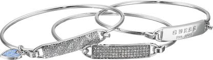 Guess - Pulsera de 3 piezas con identificación de tensión
