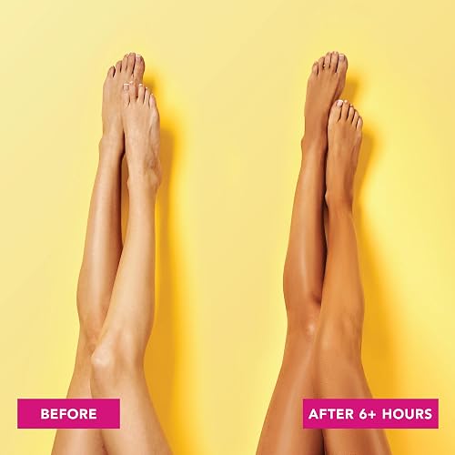 Jergens - Espuma bronceadora natural Glow Instant Sun sin sol, oscura, 6 onzas líquidas