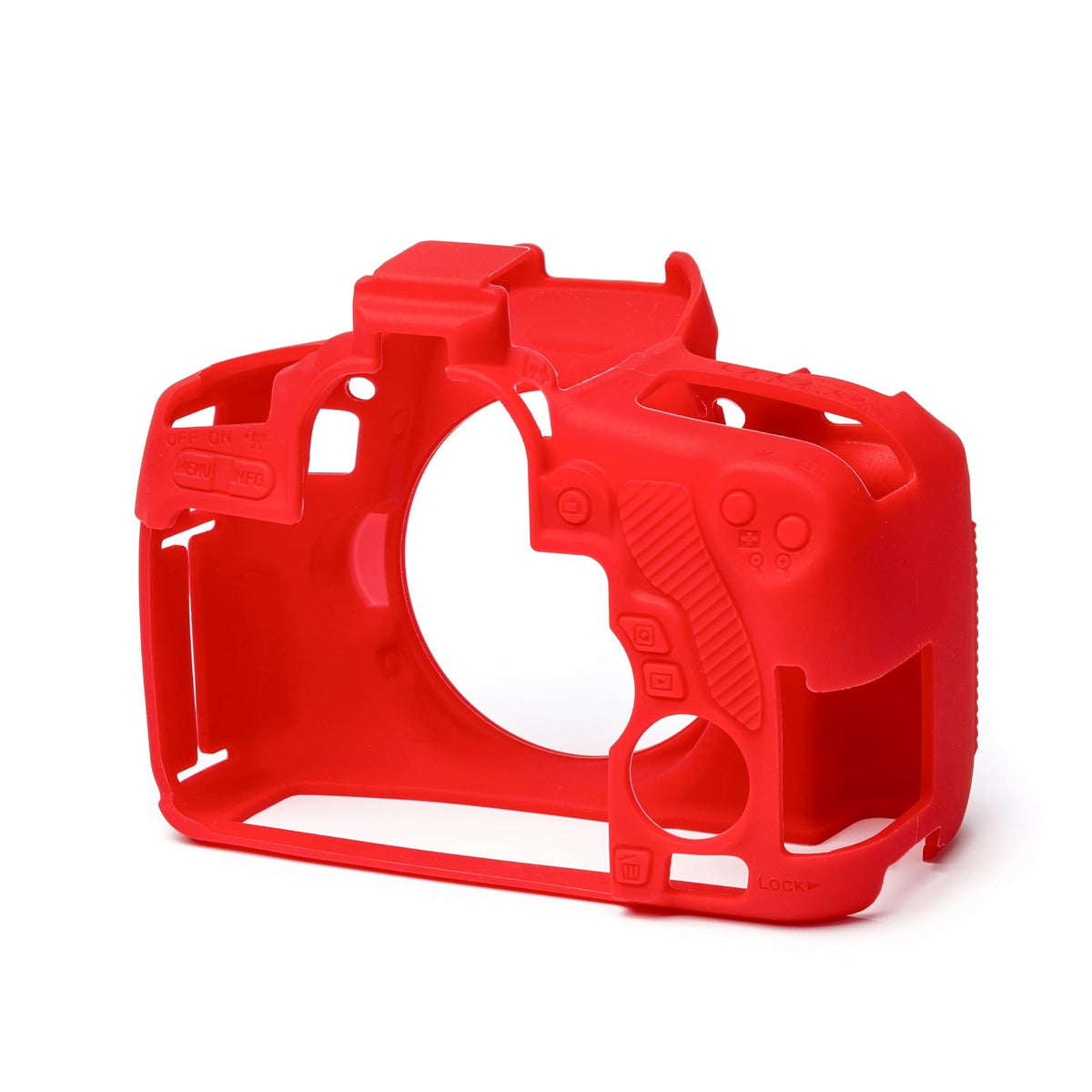 EasyCover ECC760DR Funda Protectora para Cámara Fotográfica Canon 760D/T6s, color Rojo