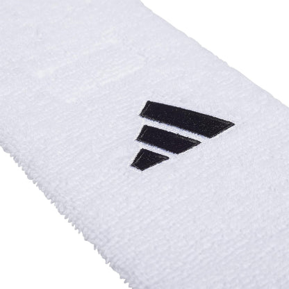 adidas Football Team - Toalla seca las manos, se mantiene en su lugar con cierre de velcro, Blanco/Negro, Talla única