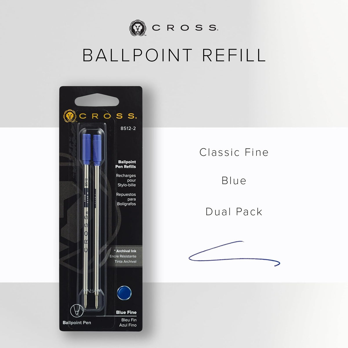 CROSS REPUESTO BOLIGRAFO DUO AZUL FINO