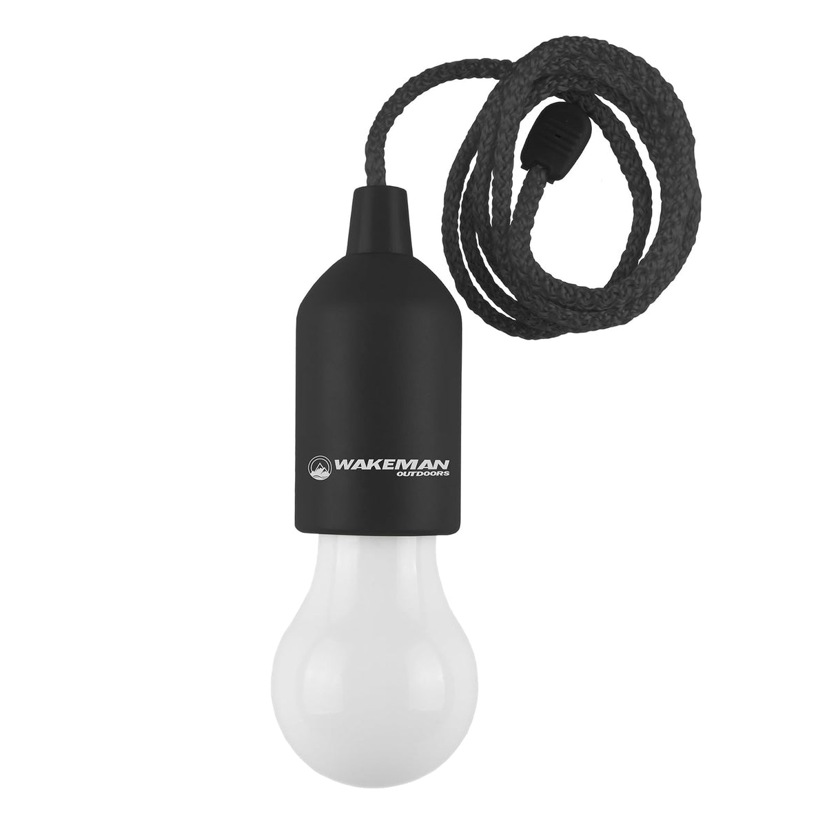 Wakeman 75-WL2028 - Linterna LED portátil para colgar en interiores, para camping, cochera en casa, patio y tienda al aire última intervensión, color negro, Negro