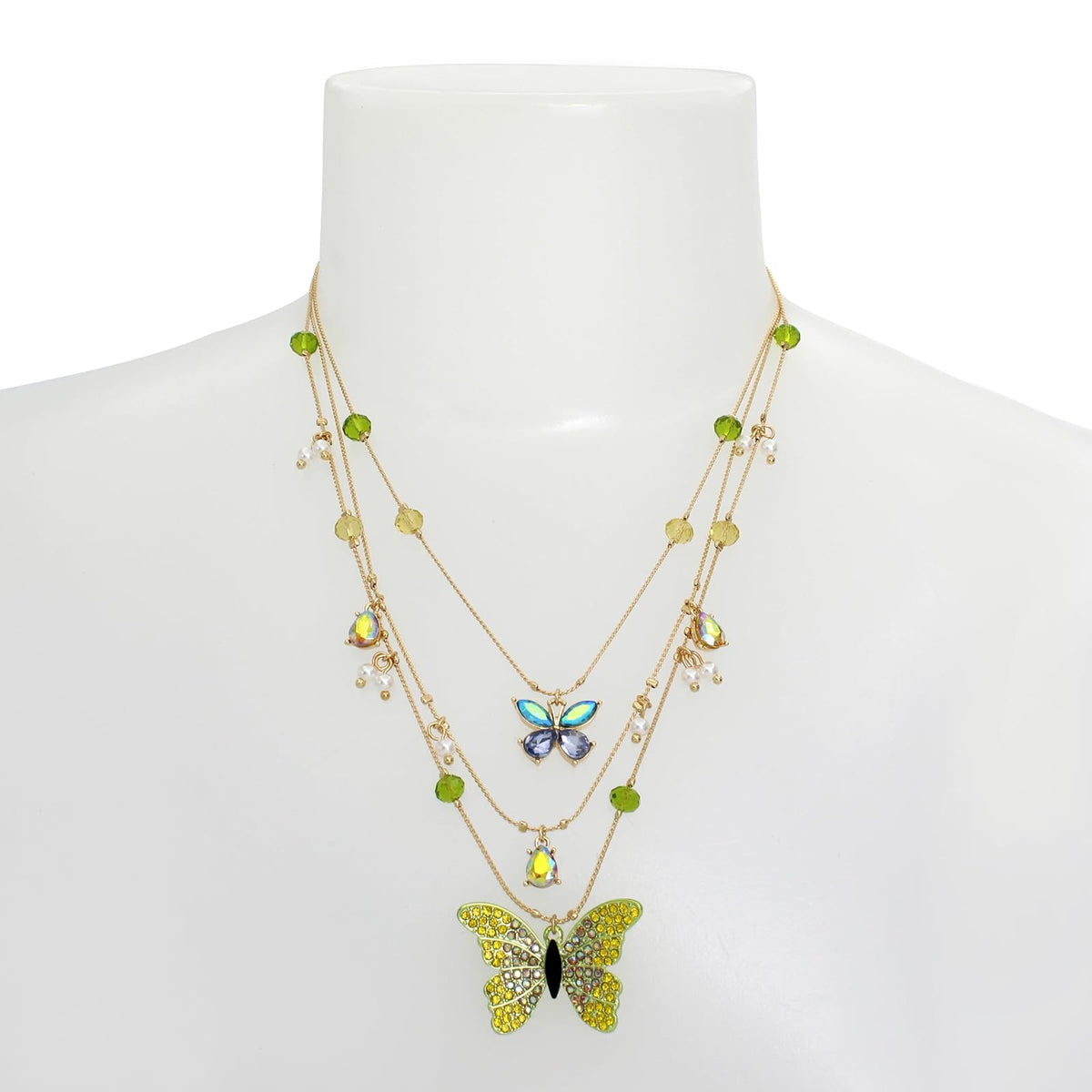 Betsey Johnson - Collares de mariposa para mujer