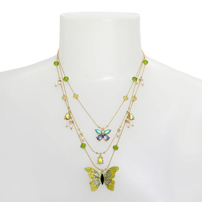 Betsey Johnson - Collares de mariposa para mujer