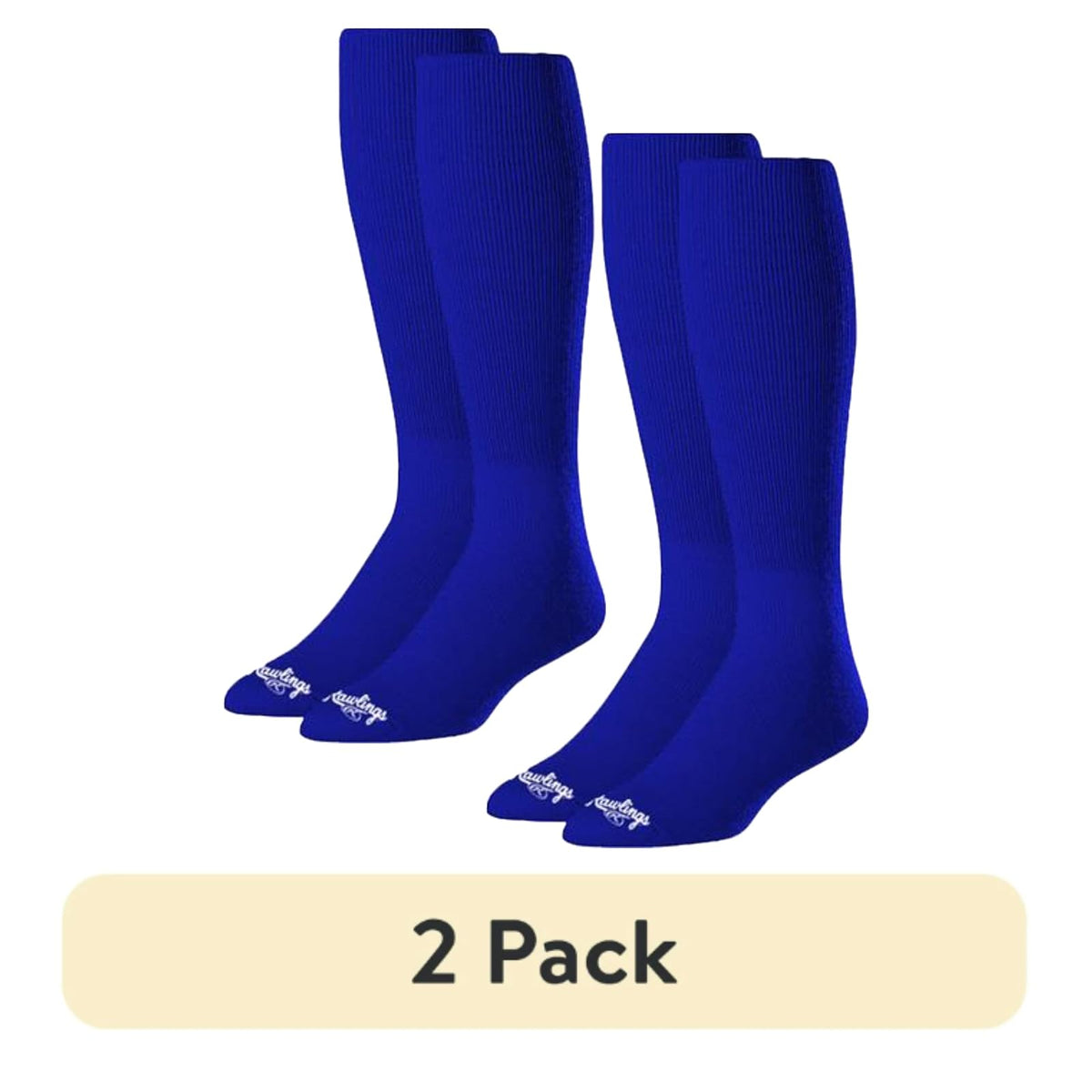 Rawlings - Calcetines atléticos | Béisbol/Softball | 2 pares | Varios tamaños/colores