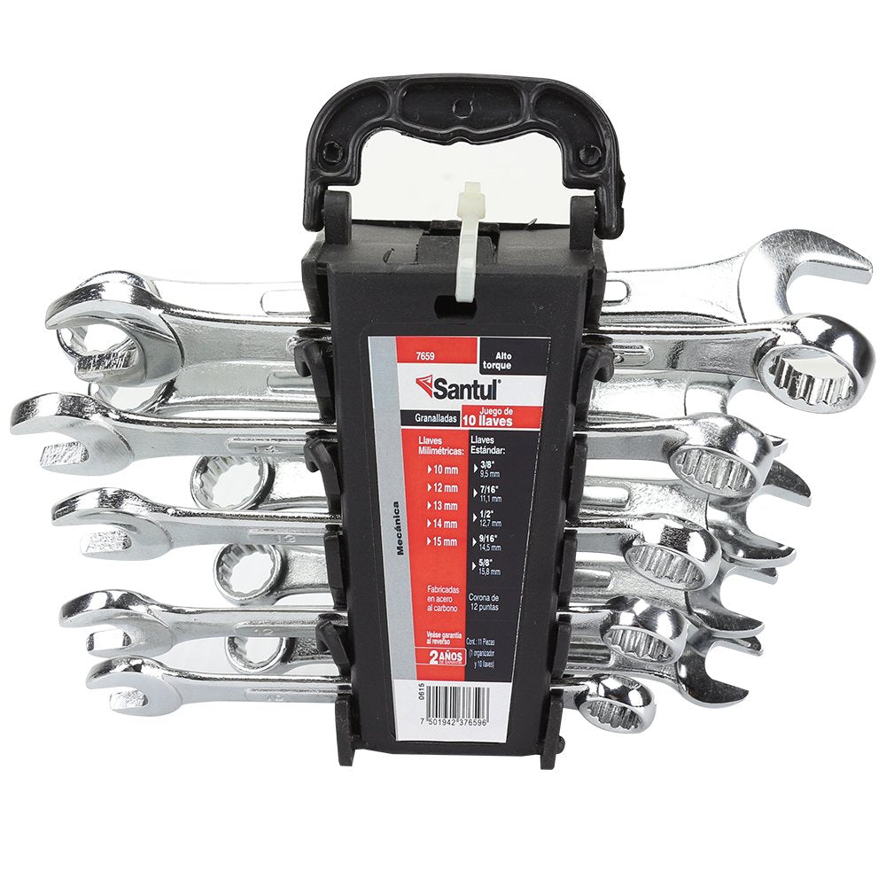 Santul 7659 Juego de 10 Llaves Combinadas