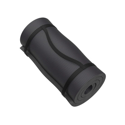 Wakeman Outdoors - Almohadilla de Dormir de Espuma para Acampar, Gruesa, Impermeable, con Correas de Transporte para cunas, Tiendas de campaña o Fiestas de Pijamas