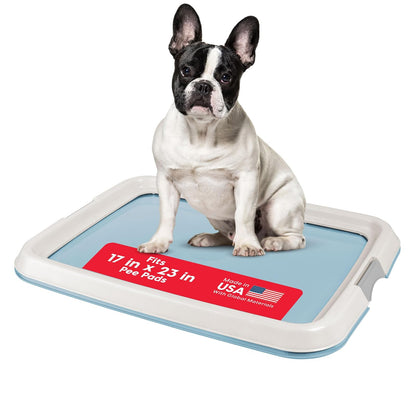 IRIS USA Soporte para Tapete Absorbente de Entrenamiento - CH - Azul