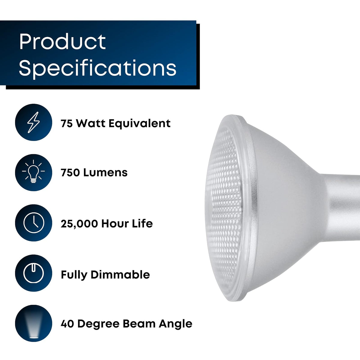 FEIT ELECTRIC PAR30LDM/930CA/2 75W PAR30 LED lámpara de proyección
