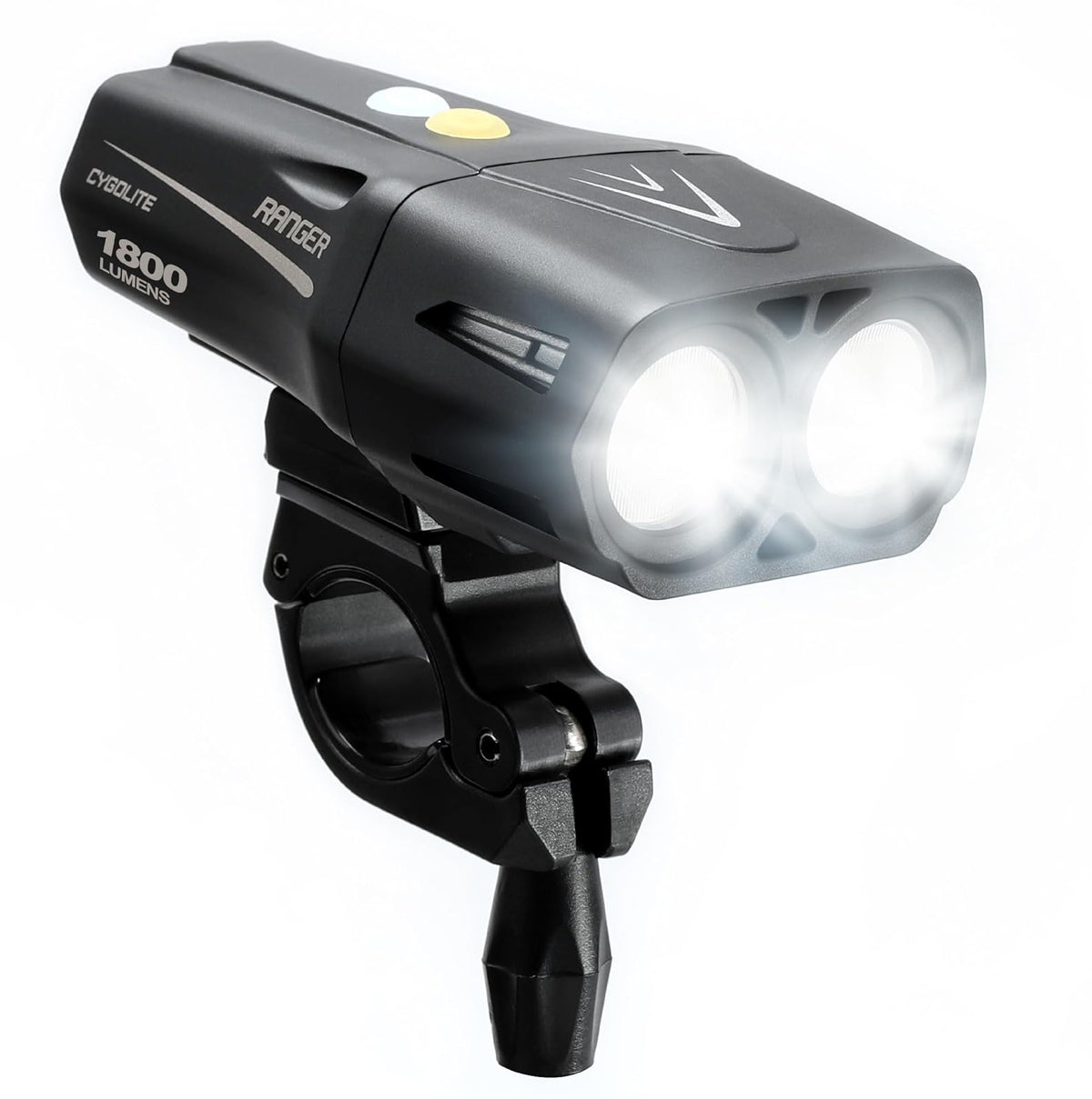 Cygolite Ranger 2000, 1800, 1500 Lumen Endurance Bike Lights - Ultra High Run Time, 9 Light Modes, Fine Tuneable , IP67 Waterproof, USB Rechargeable, Road & Mountain