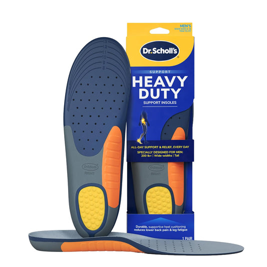 Dr. Scholl's - Ortesis para aliviar el dolor de Dr. Scholl's para hombres, de gran resistencia, 1 par, tallas 8-14