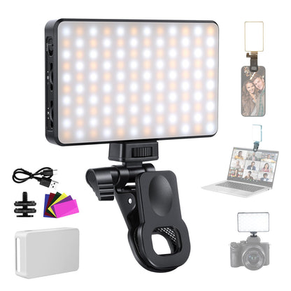 NEEWER NL48B Luz Selfie Magnética LED Compatible con MagSafe - BL120B c - Películas de Color y Difusor