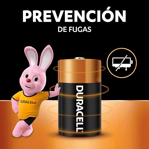 Duracell Pila Alcalina D - Pack x2 Dura 10X Más