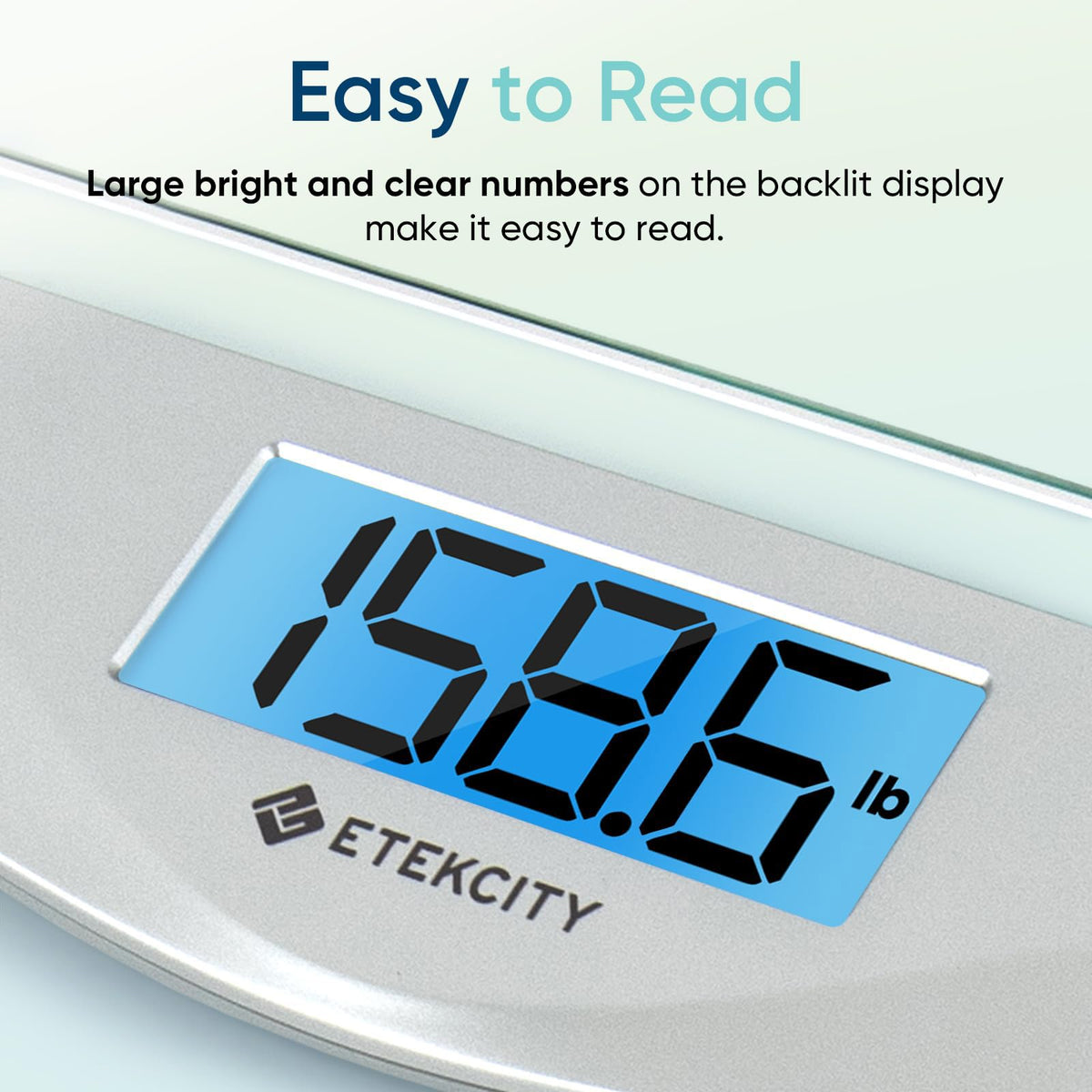 Etekcity Digital Body Weight Bathroom Scale With Body Tape Measure, Tempered Glass, 400 Pounds Scales
